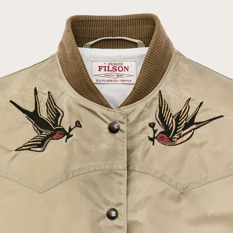 Bomber Western Satin