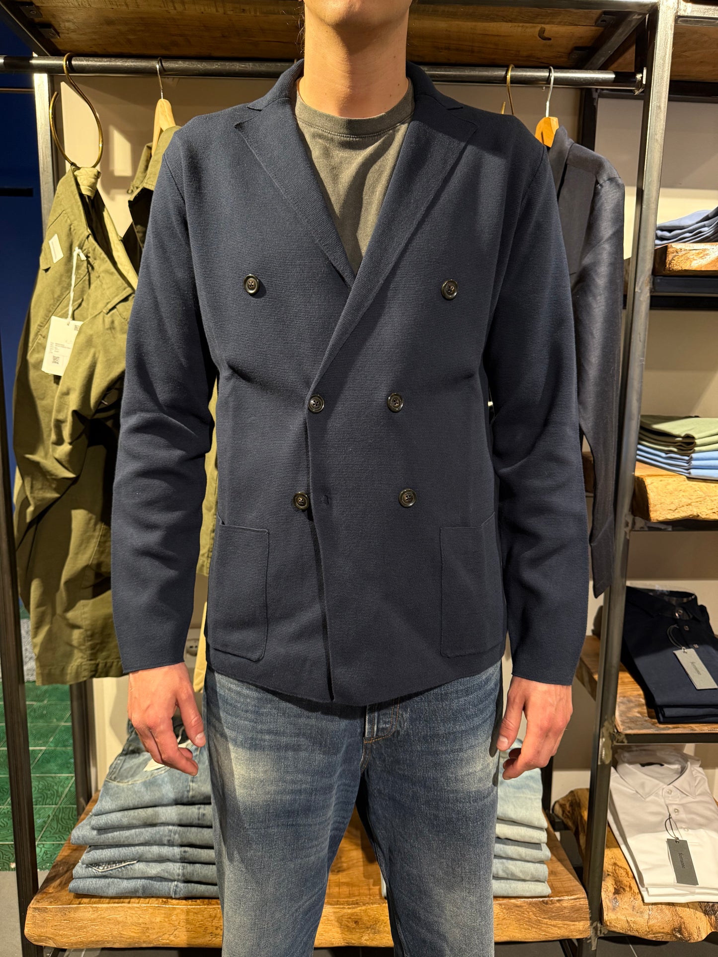 Giacca Maglia Doppiopetto