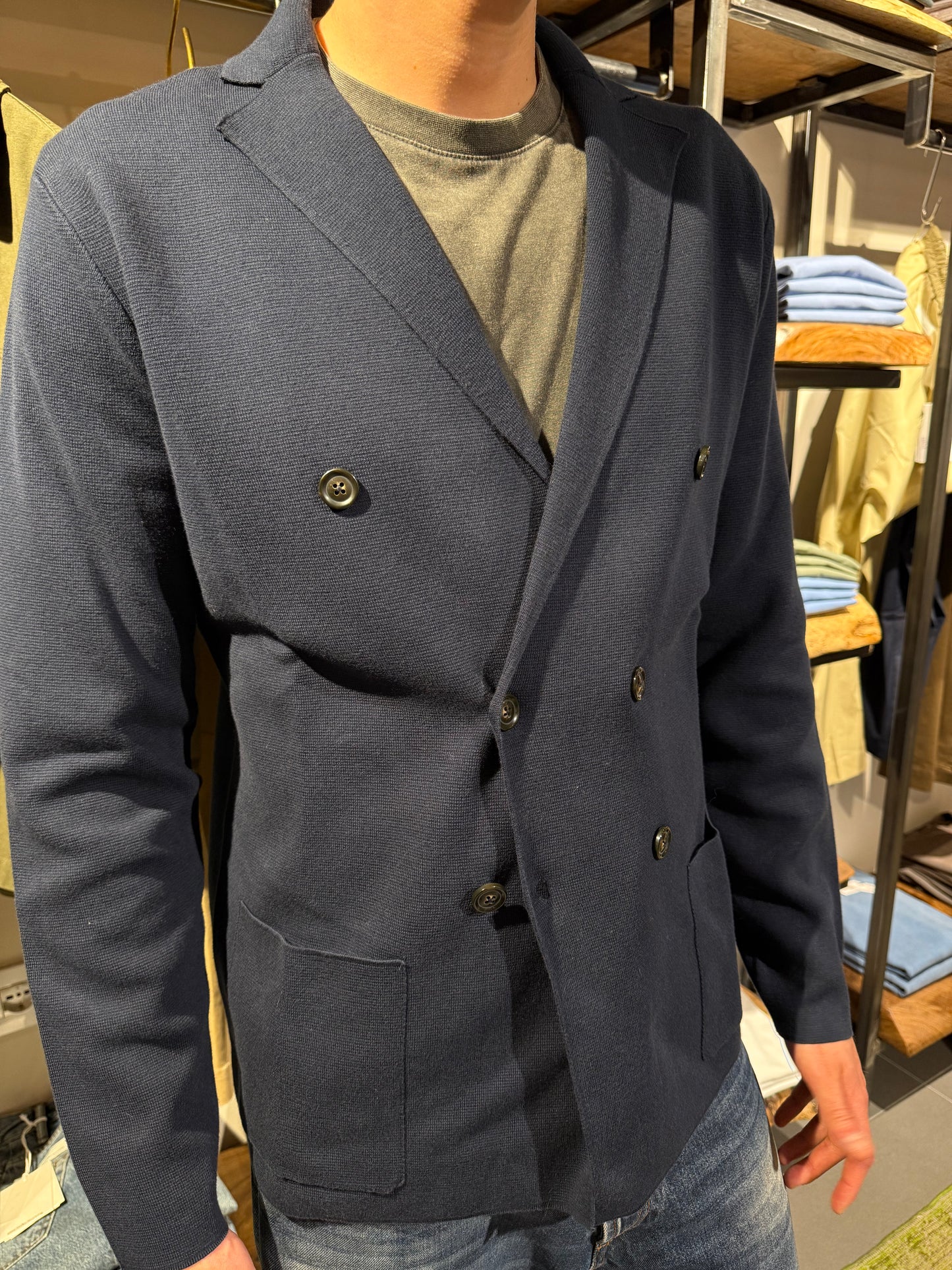 Giacca Maglia Doppiopetto