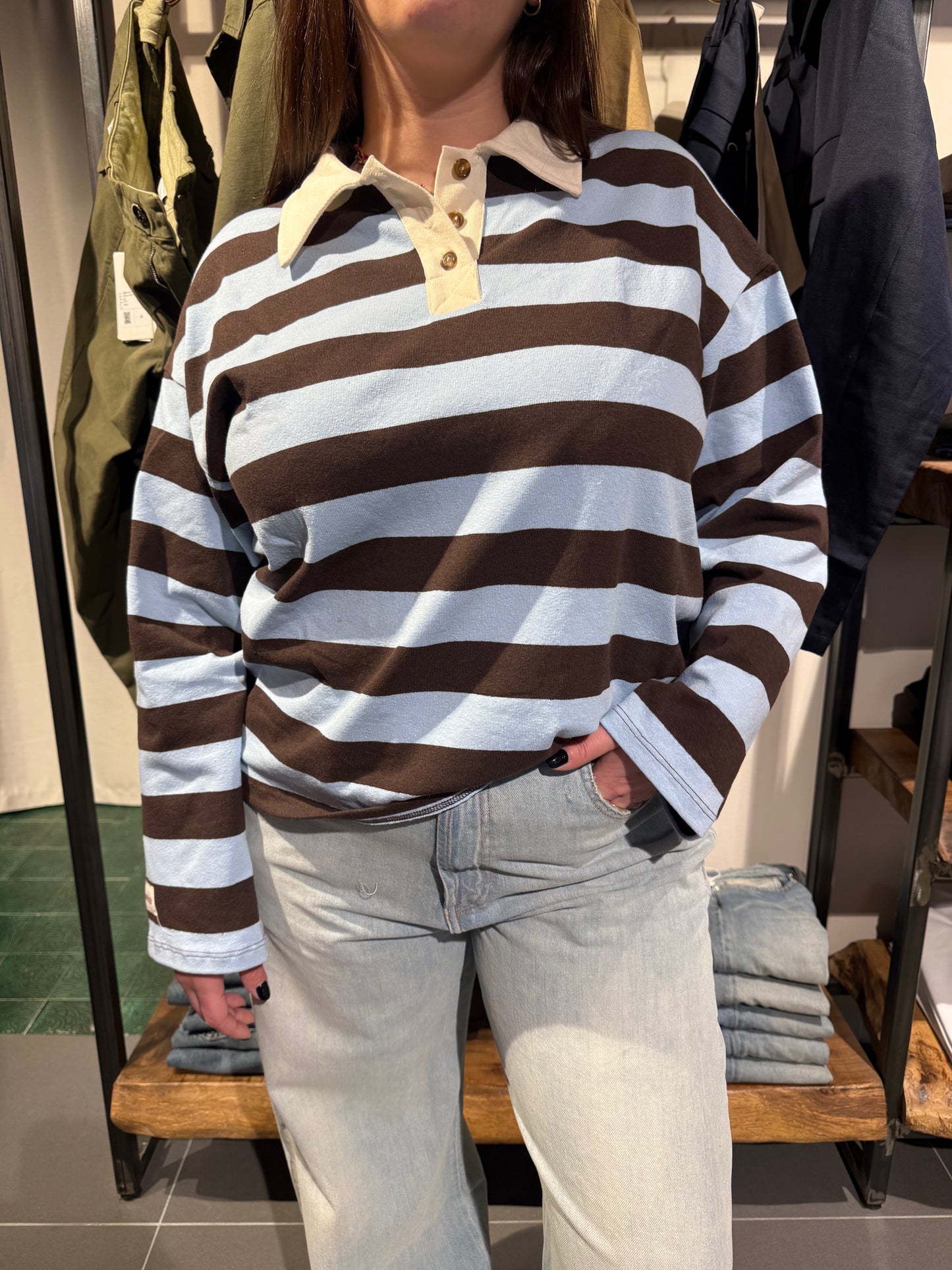 Polo Over a Righe