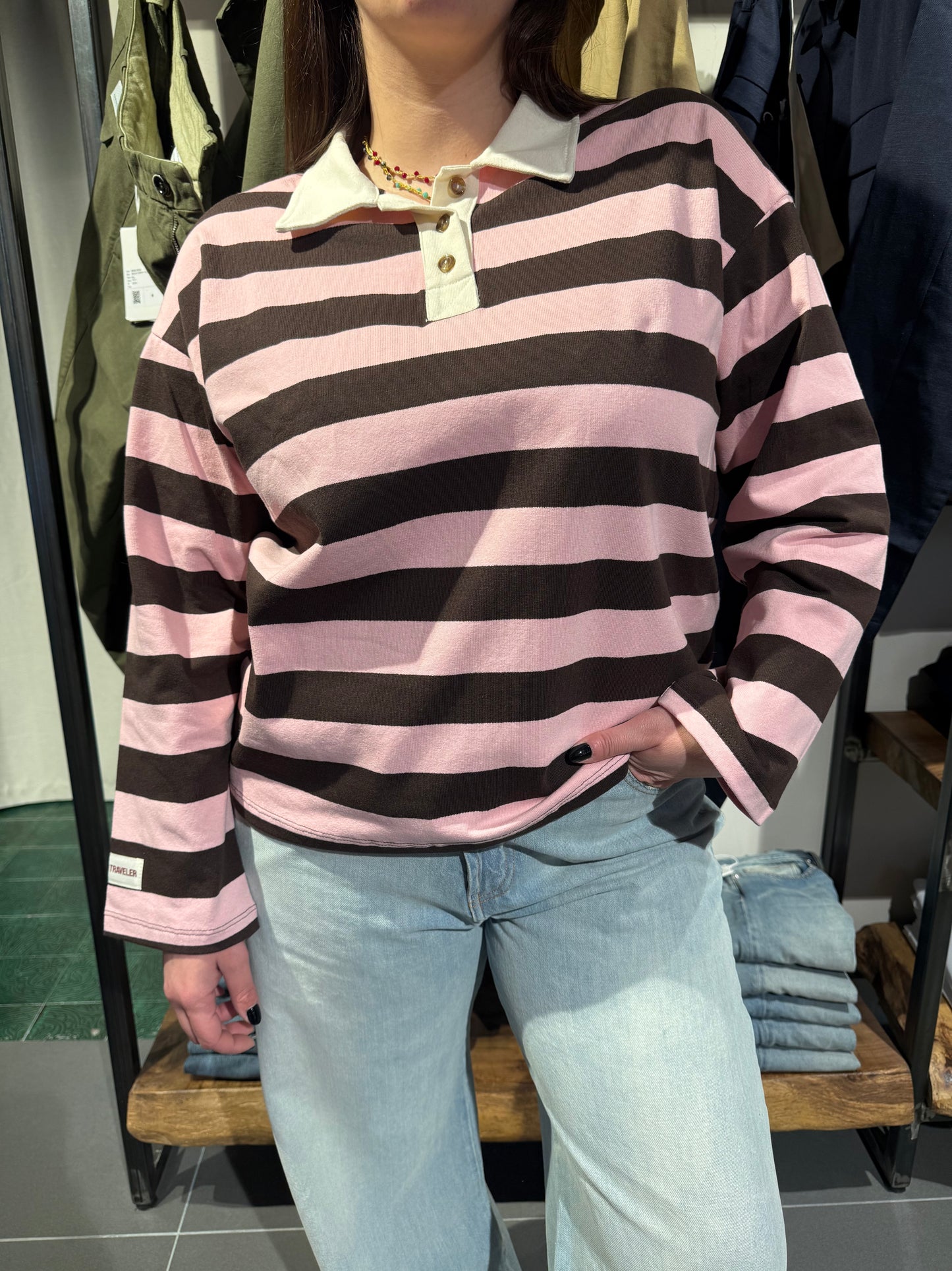 Polo Over a Righe