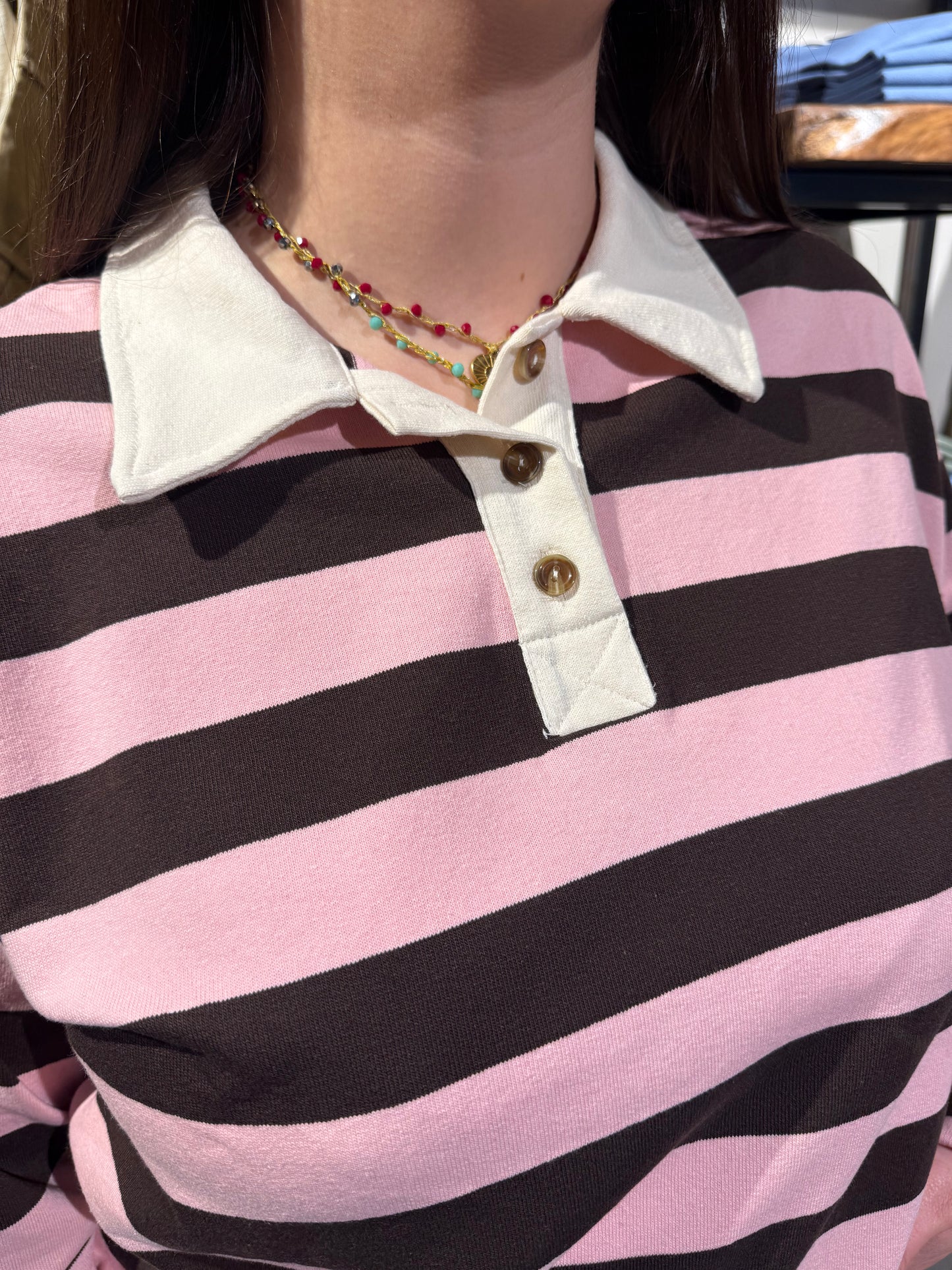 Polo Over a Righe