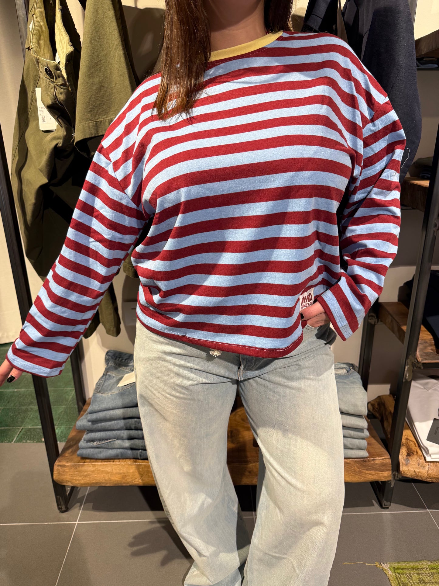 Longsleeve Nuria Borgogna